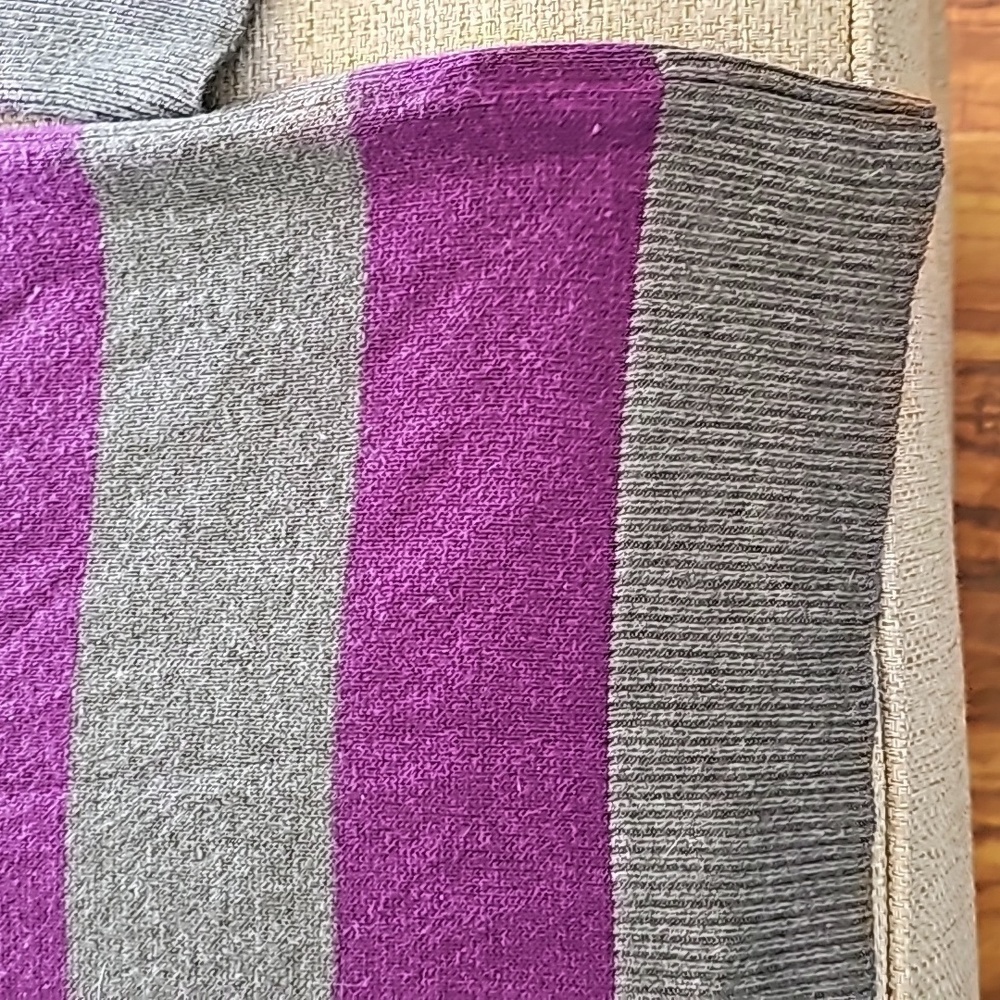 Gap color Block Sweater gray/purple xl - Picture 5 of 7